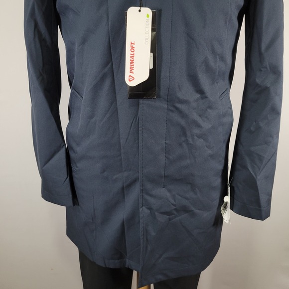 Cardinal Canada 1938 Men's Overcoat Rain Jacket Navy Blue 38R NEW - Picture 11 of 16